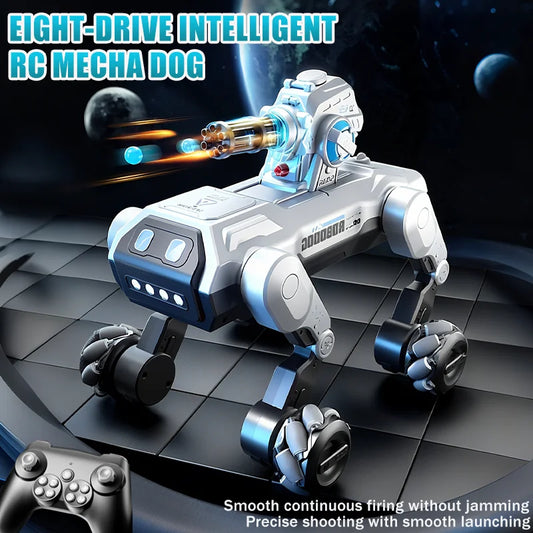 2025 New Intelligent Mechanical Dog With Gesture Induction Can Walk And Sing Dog Spray Control Electric Pet Dog Toys Kids Gifts